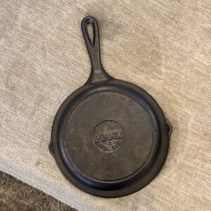 Vintage Black Cast Iron Skillet